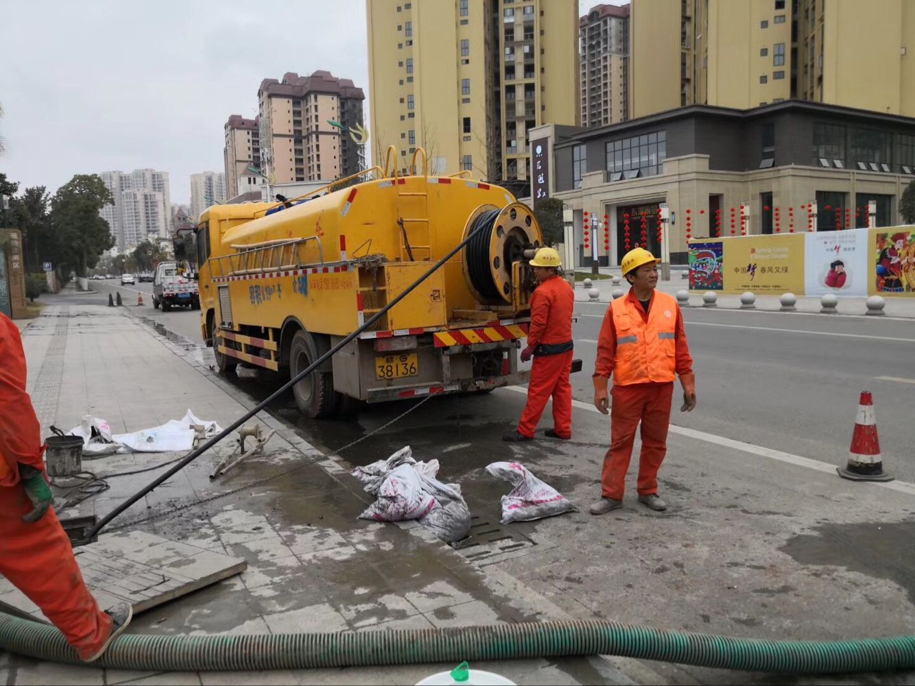 禹王台排污管道清淤-管道清洗